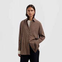 Load image into Gallery viewer, MONOGRAM EMBRO OVERSIZED SHIRT
