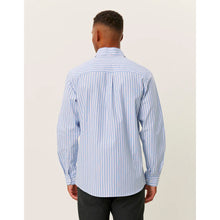 Load image into Gallery viewer, KENT STRIPE PEACHED POPLIN SHIRT
