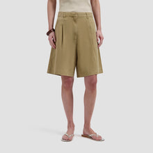 Load image into Gallery viewer, HERRINGBONE TAILORED SHORTS
