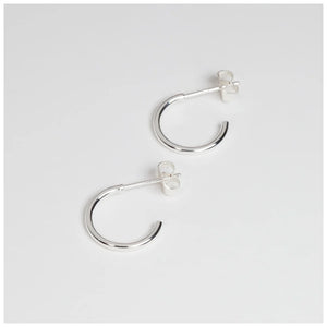 NON HOOPS SMALL PAIR SILVER