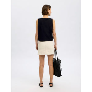 UNA HW SHORT DENIM SKIRT