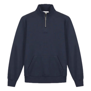 BLOCK ZIP MOCKNECK