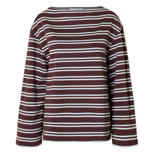 Load image into Gallery viewer, POLLY LS BOATNECK STRIPED TEE
