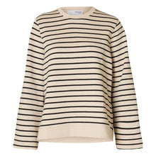 Load image into Gallery viewer, ELISE LS O-NECK WIDE STRIPED SWEAT
