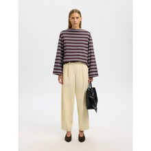 Load image into Gallery viewer, POLLY LS BOATNECK STRIPED TEE
