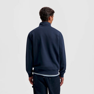 BLOCK ZIP MOCKNECK