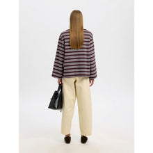 Load image into Gallery viewer, POLLY LS BOATNECK STRIPED TEE

