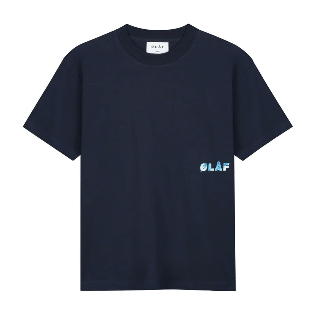 WATERCOLOR LOGO SLUB TEE