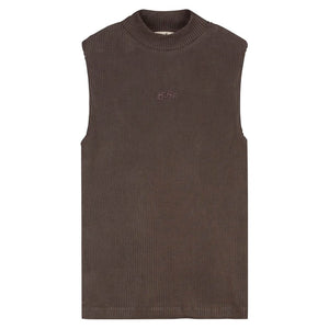 SIGNATURE LOGO MOCK NECK TOP