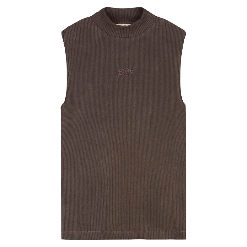 SIGNATURE LOGO MOCK NECK TOP