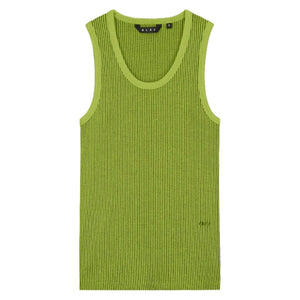 RETRO LOGO RIBBED TANK TOP