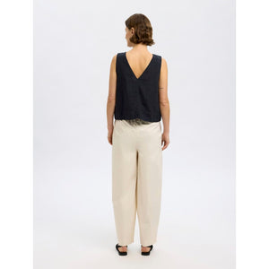 LINNA REVERSIBLE LINEN TOP