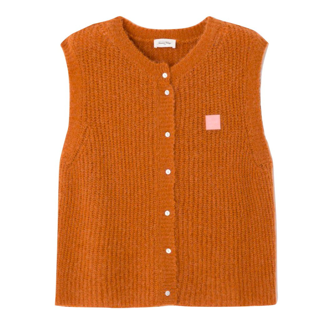 EAST GILET COURT COL ROND