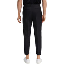 Load image into Gallery viewer, TERRY CROPPED TROUSERS BLACK
