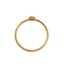 Load image into Gallery viewer, BABY PINK CONFETTI RING GOLD PLATED
